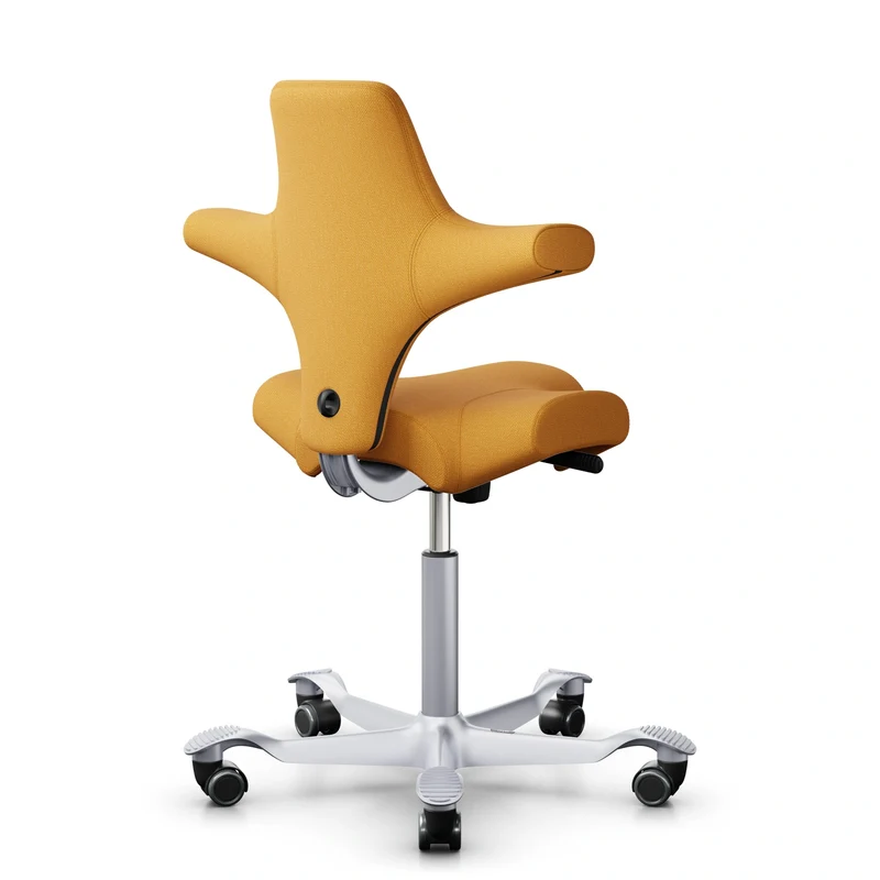 HÅG Capisco 8106 - Steelcut Quartet STQ434 Yellow / Silver