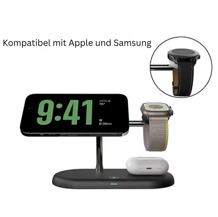 3 in 1 Wireless Ladestation