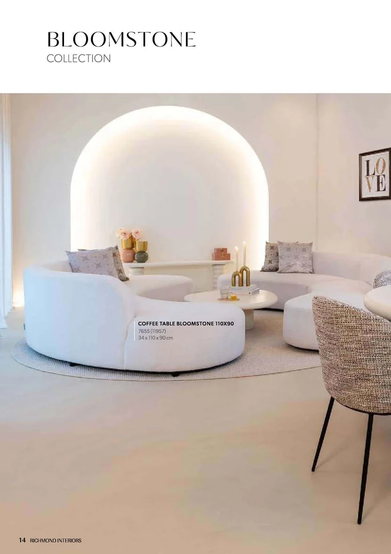 Richmond Interiors Beistelltisch Bloomstone