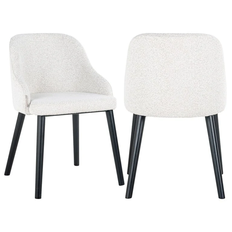 Richmond Interiors Stuhl Twiggy black chenille