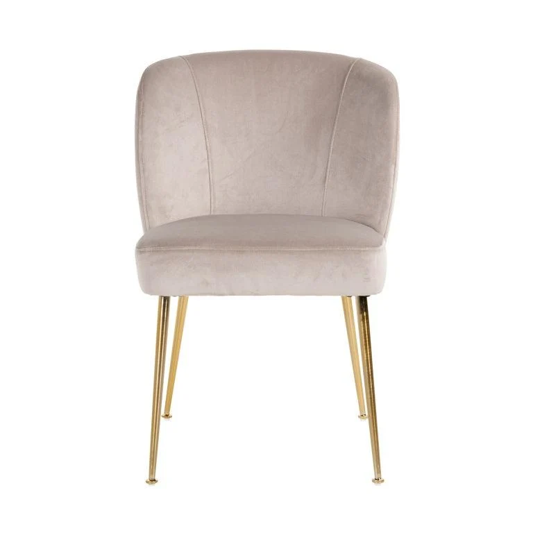 Richmond Interiors Stuhl Cannon khaki / brushed gold