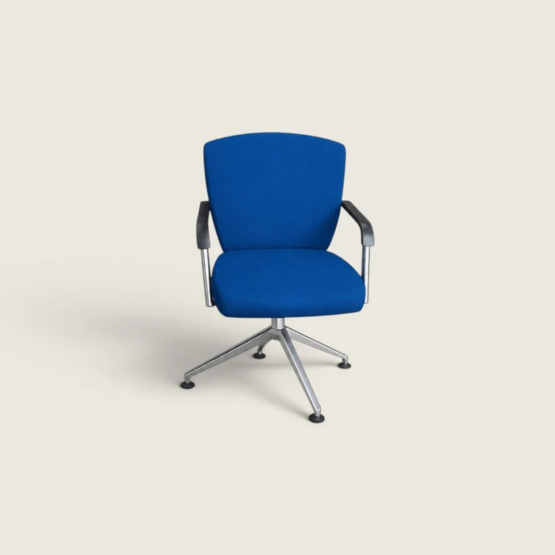 Pledge: Conference/Meeting Chair in Blue Fabric - Refurbished