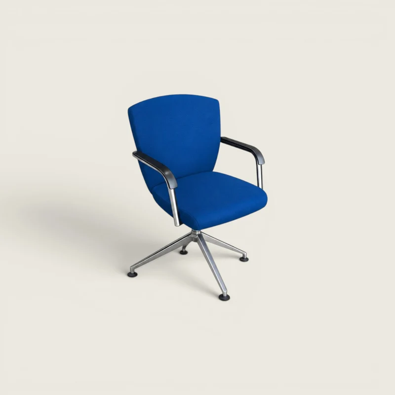 Pledge: Conference/Meeting Chair in Blue Fabric - Refurbished