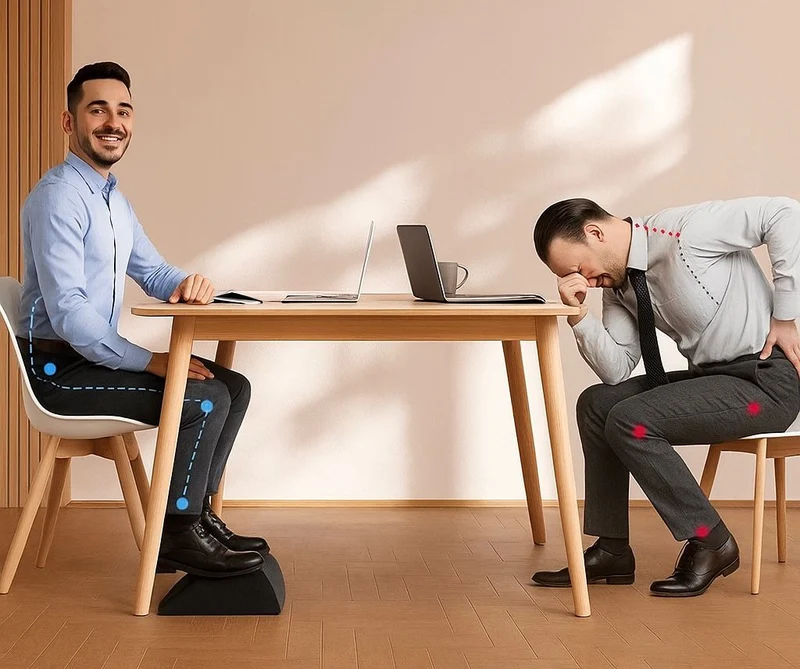 Ergonomische Fußstütze
