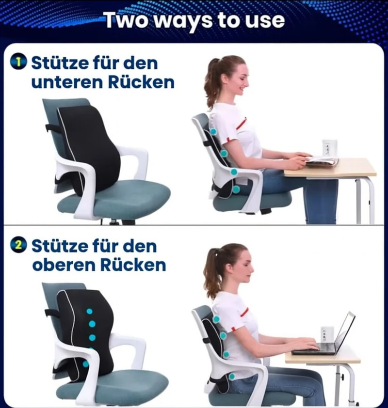 Ergonomisches Lendenkissen