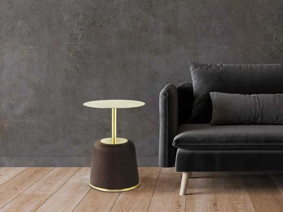 Matera Design Beistelltisch Mika Braun