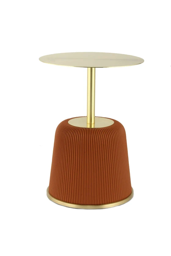 Matera Design Beistelltisch Mika Braun