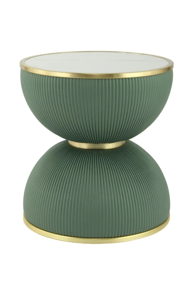 Matera Beistelltisch Mika Schwarz Couchtisch Kunstleder