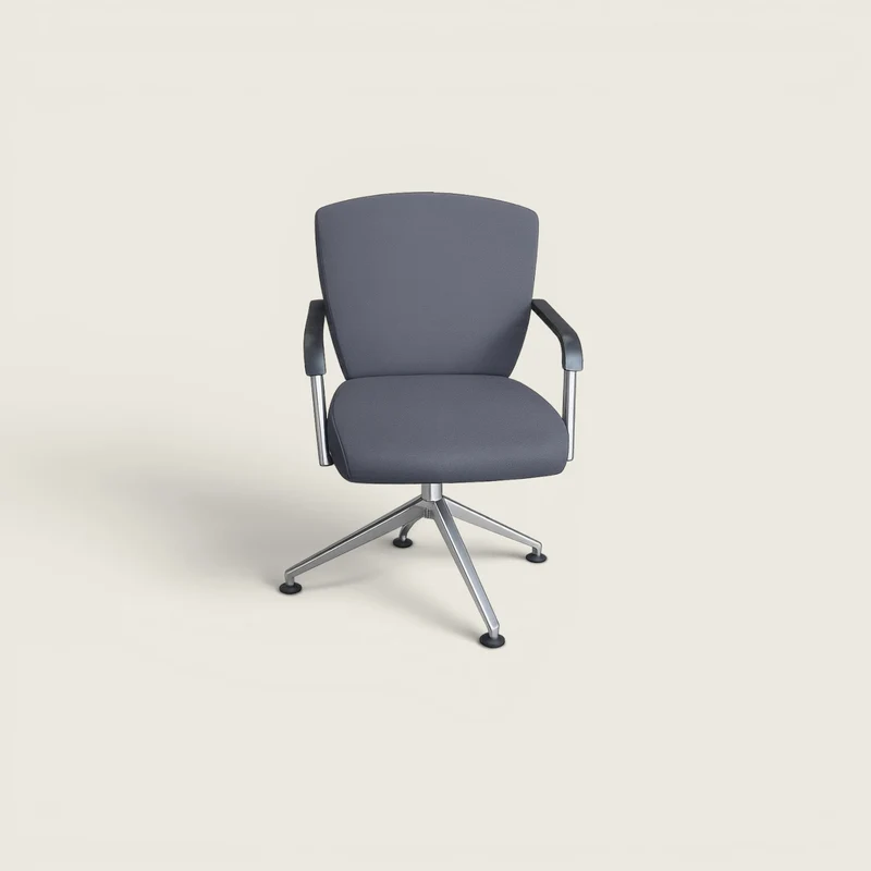 Pledge: Conference/Meeting Chair in Grey Fabric - Refurbished
