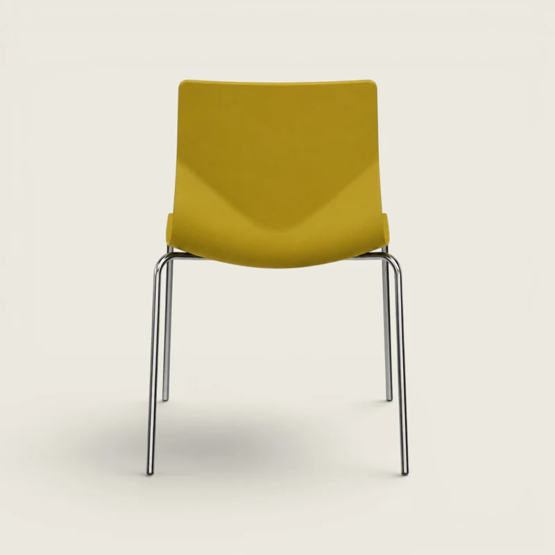 Ocee: FourSure 44 Stackable Chair in Mustard- Refurbished
