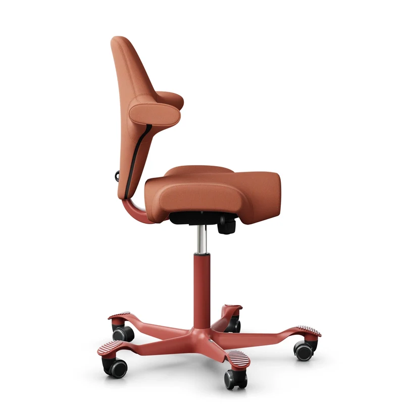 HAG Capisco 8106 - CPT4301 Coral / Blush Rose / 200 mm / Universal Wheels