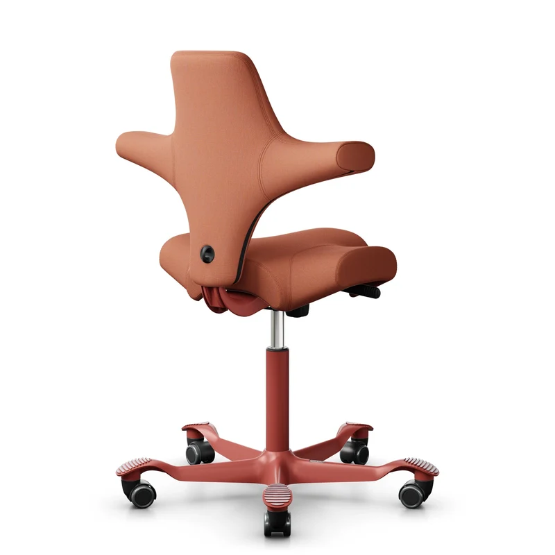 HAG Capisco 8106 - CPT4301 Coral / Blush Rose / 200 mm / Universal Wheels