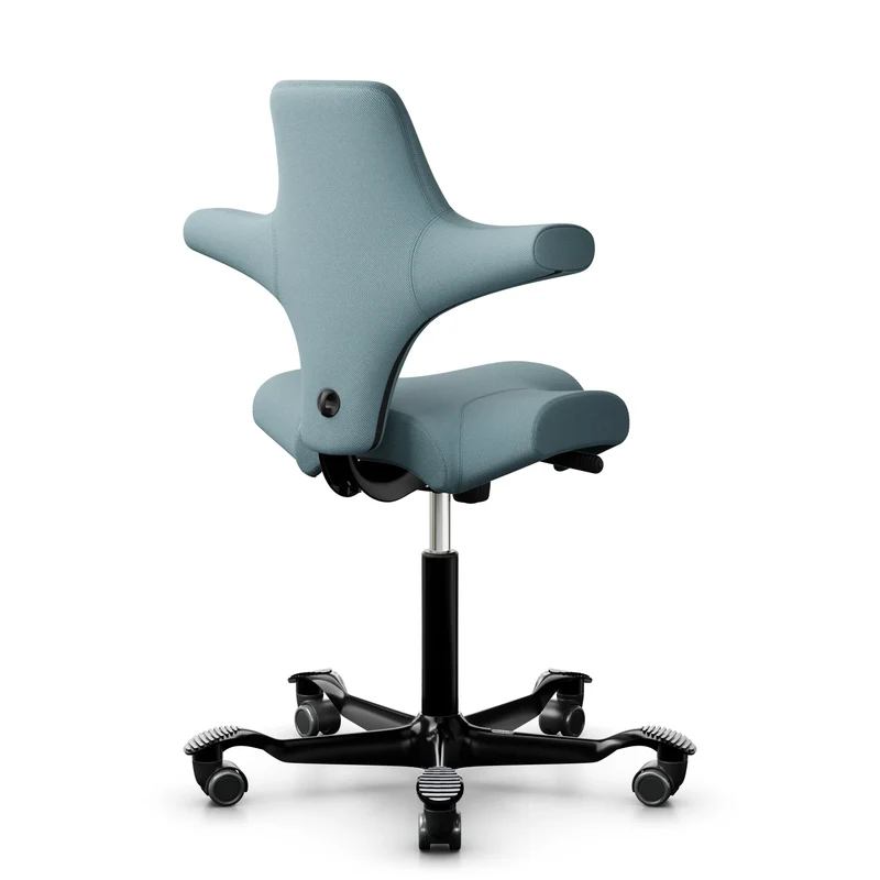 HAG Capisco 8106 - SC67098 Glacier blue / Black / 200 mm / Universal Wheels