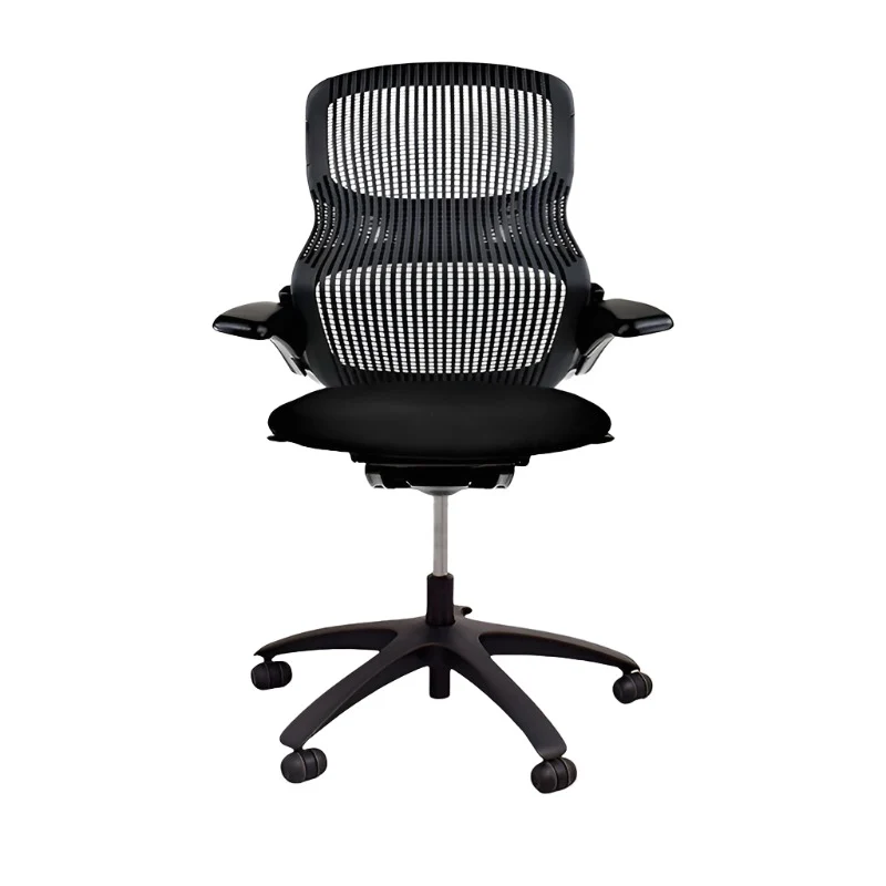 Knoll: Generation Task Chair with Black Frame in Black Fabric - Refurbished