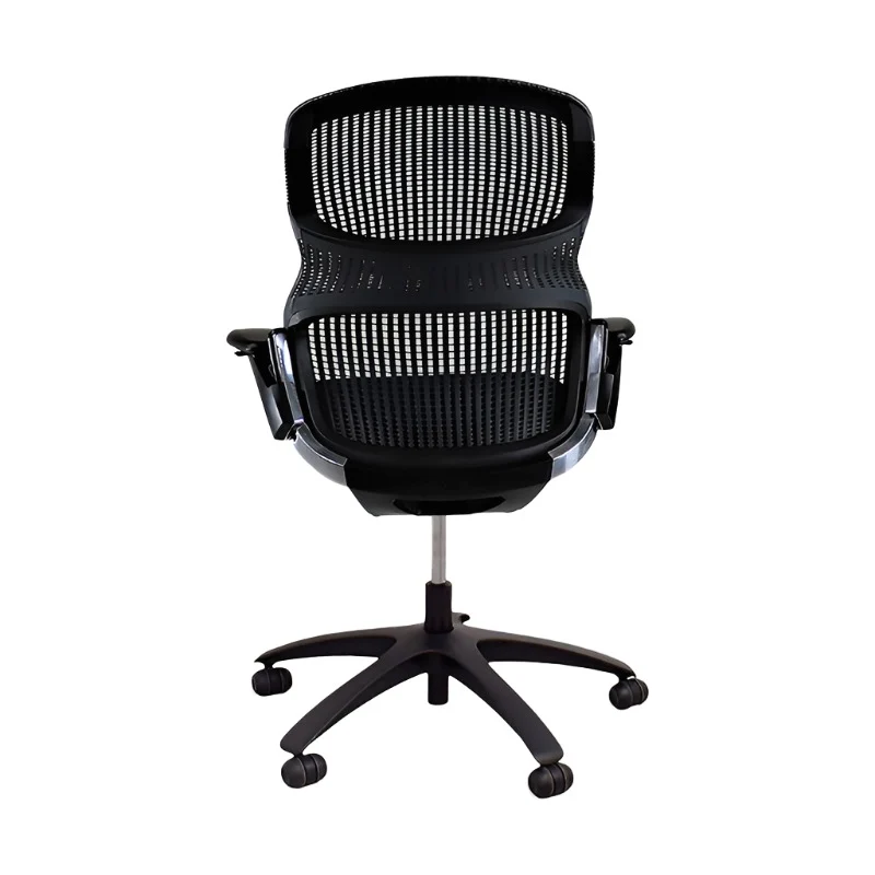 Knoll: Generation Task Chair with Black Frame in Black Fabric - Refurbished