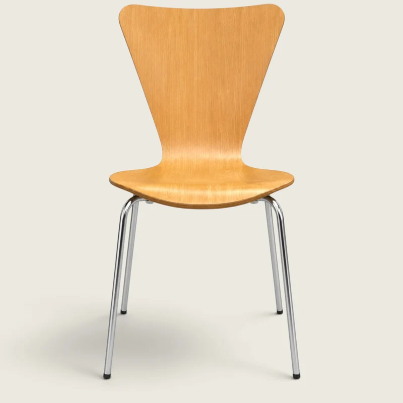 Nowy Styl: Wooden Cafe Chair - Refurbished