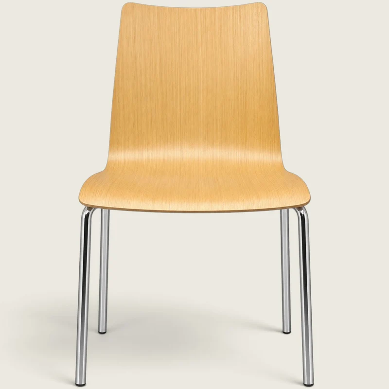 Nowy Styl: Wooden Shell Chair - Refurbished