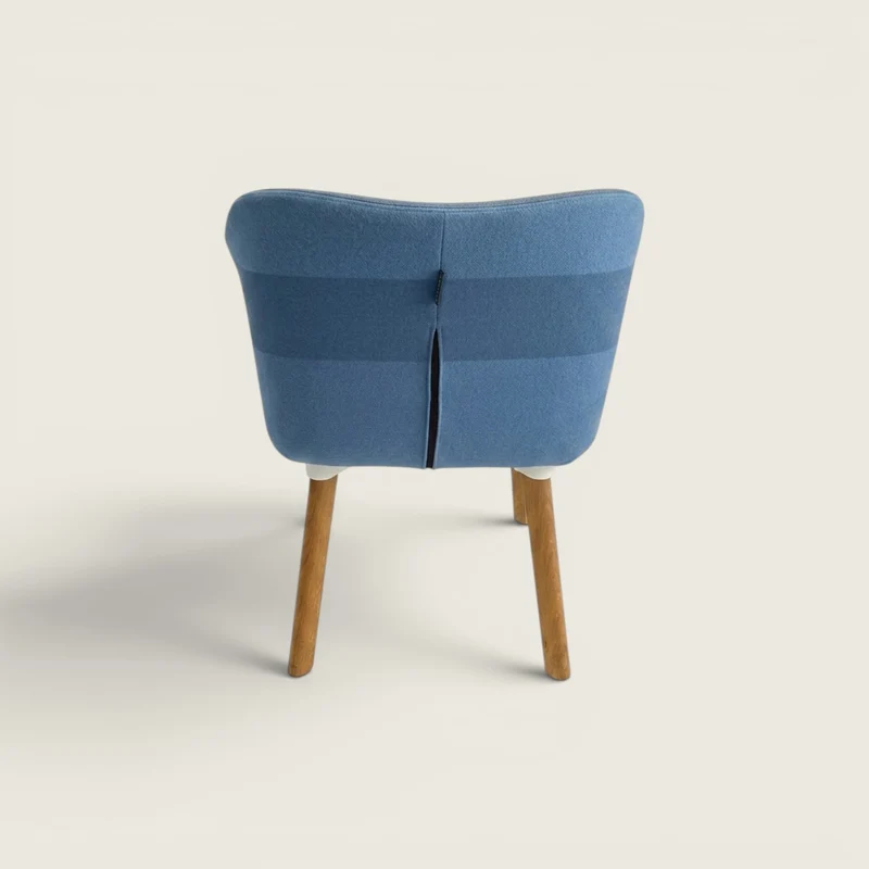 Modus: Visitors/Side Chair In Blue Fabric - Refurbished