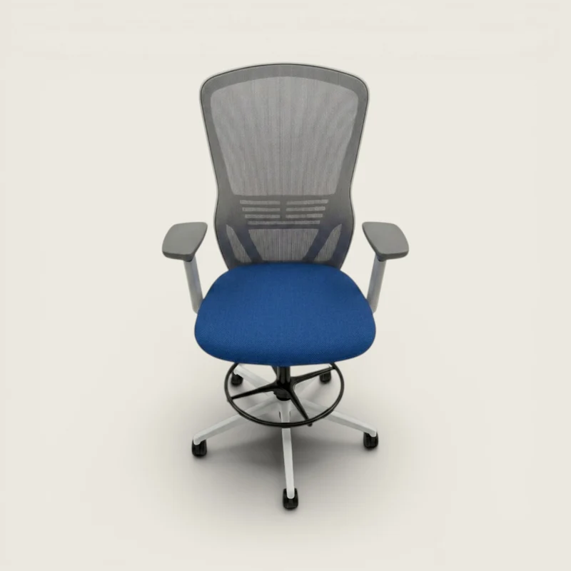Senator: Ousby Draughtsman Chair in Blue - Refurbished