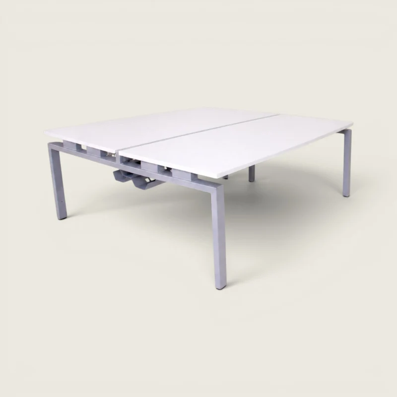 Senator Bench Desk 2 Way - 1200mm x 1600mm Workstation - No Screen - Refurbished