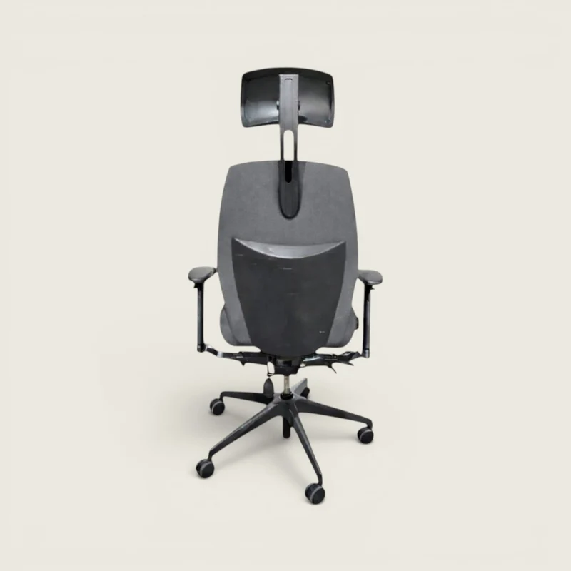 Posturite: Positiv Plus High Back with Headrest In Gray - Refurbished