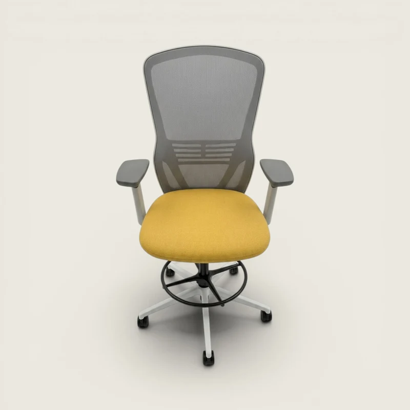 Senator: Ousby Draughtsman Chair in Yellow - Refurbished