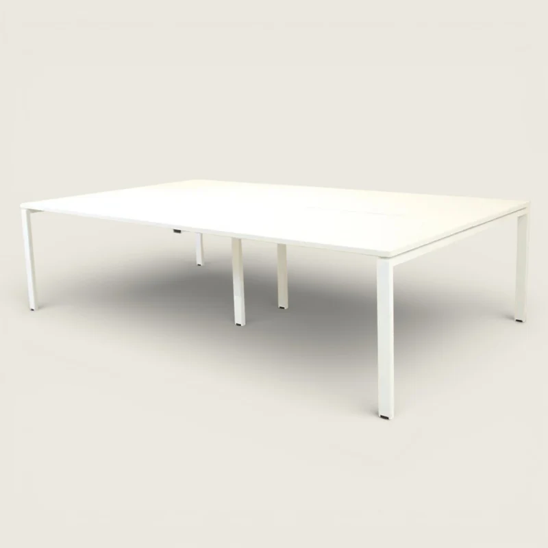Senator: 4-Person Back-to-Back Bench Desk - Refurbished