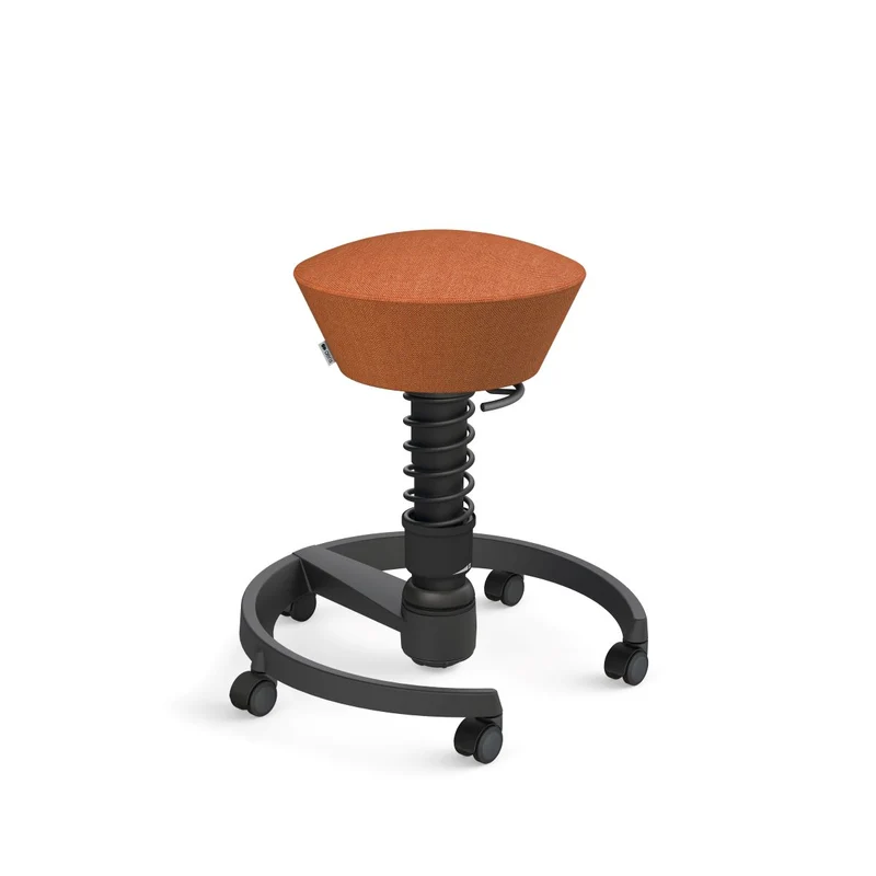 Swopper mit Rollen von Aeris / orange-meliert