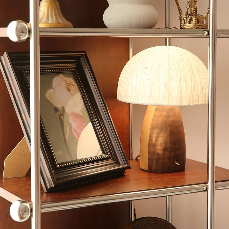 Contemporary Scandinavian Stainless Steel Rubberwood Floor-Standing Corner Display Rack 5-Layer For Living Room & Study