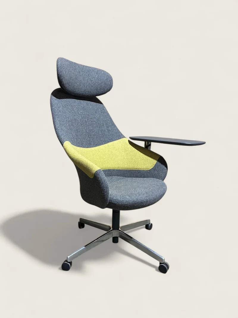 Senator: Task Chair with Writing Tablet - Refurbished