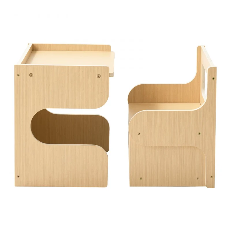 Conjunto Mesa Cadeira Montessori Madeira 1-5 Anos