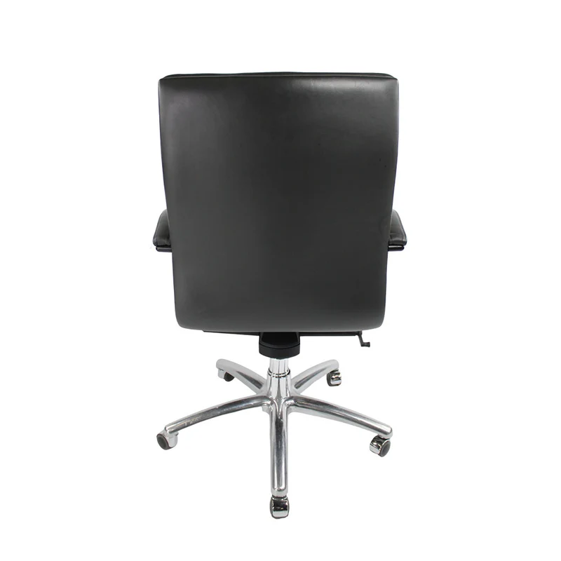 William Hands: Orion Soft Overstitch Executive Chair in Grey Leather - Refurbished
