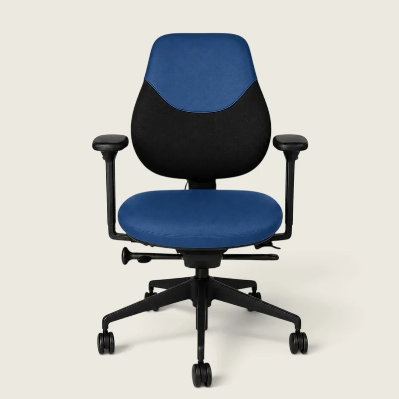 OrangeBox: Flo Office Chair in Blue Fabric - Refurbished