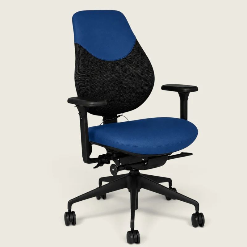 OrangeBox: Flo Office Chair in Blue Fabric - Refurbished