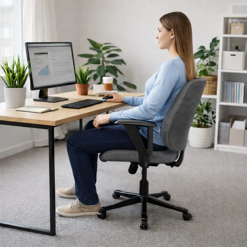 Kinnarps: Grey Task Chair - Refurbished