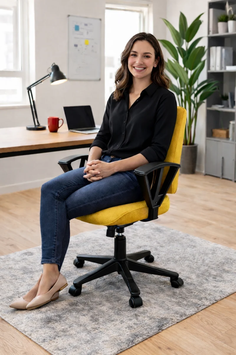 Kinnarps: Yellow Task Chair - Refurbished