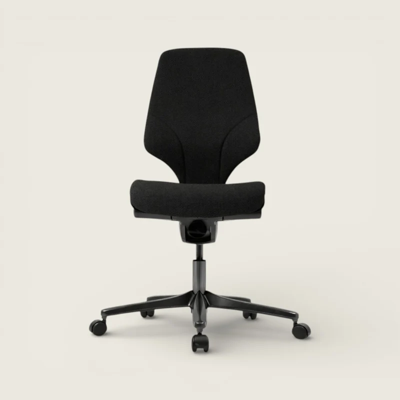Giroflex: G64 in Black With No Arms - Refurbished
