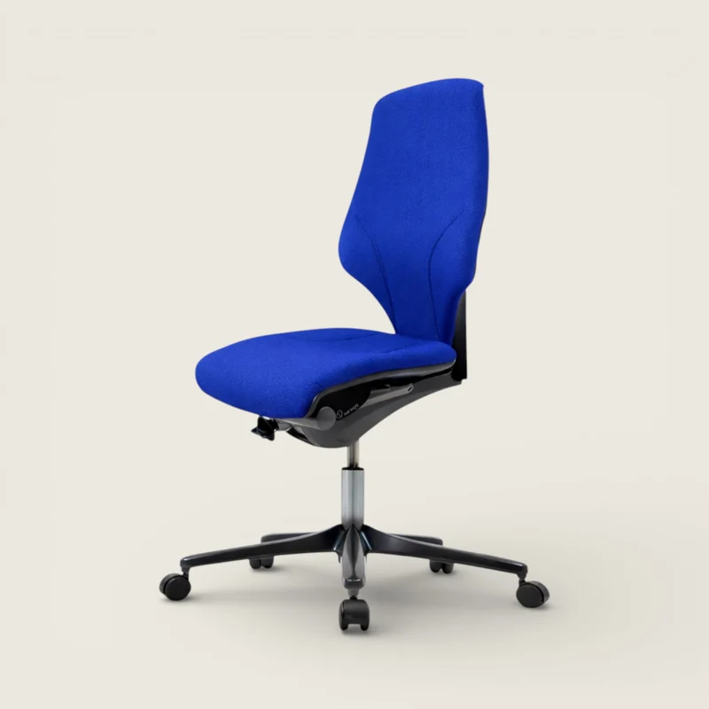 Giroflex: G64 in Blue With No Arms - Refurbished