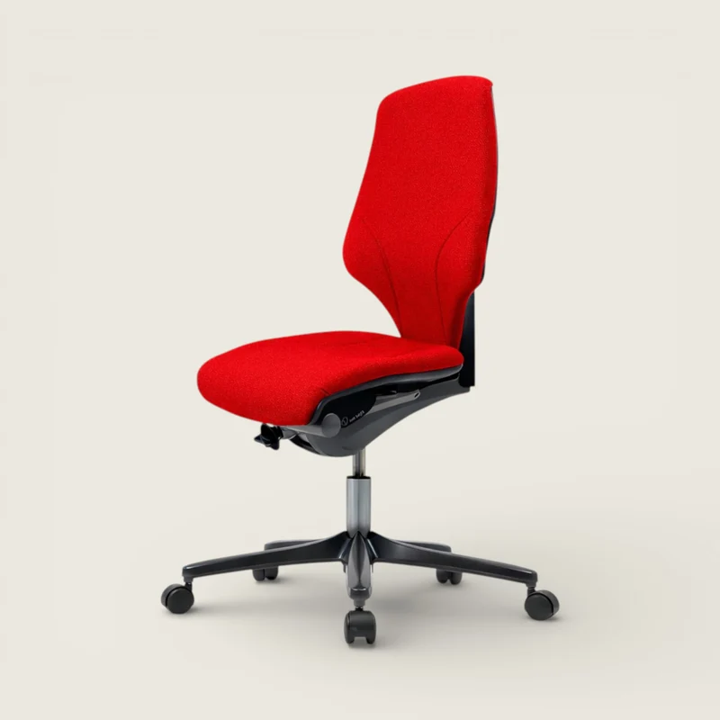 Giroflex: G64 in Red With No Arms - Refurbished