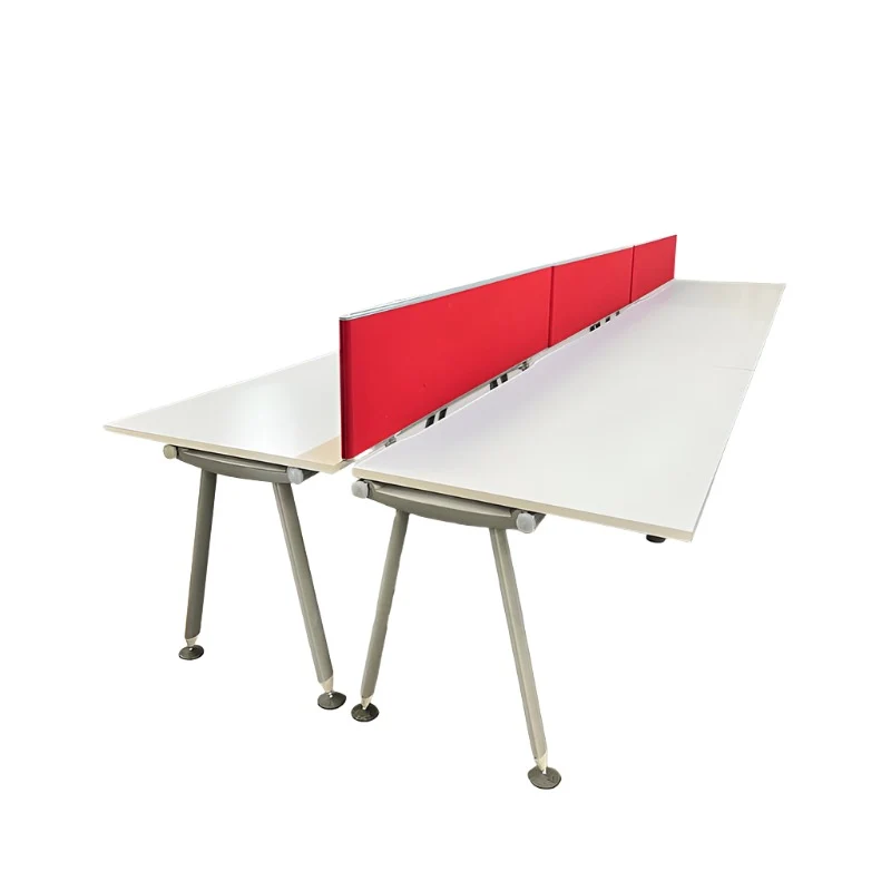 Herman Miller: Abak Oval Leg Bank of 6 Desks - Refurbished