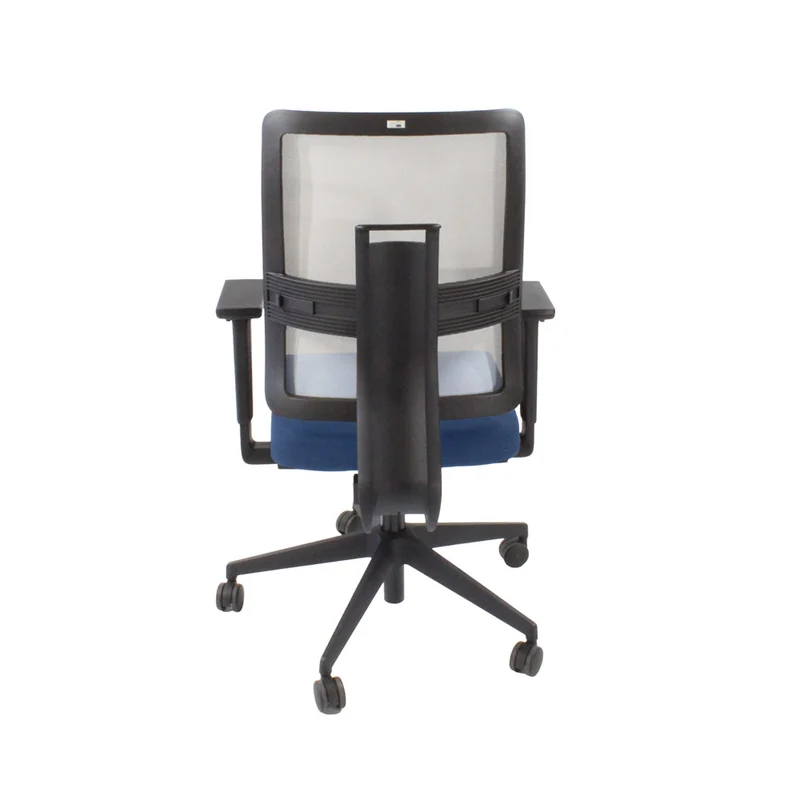 Viasit: Toleo Mesh Back Task Chair In Blue Fabric - Refurbished