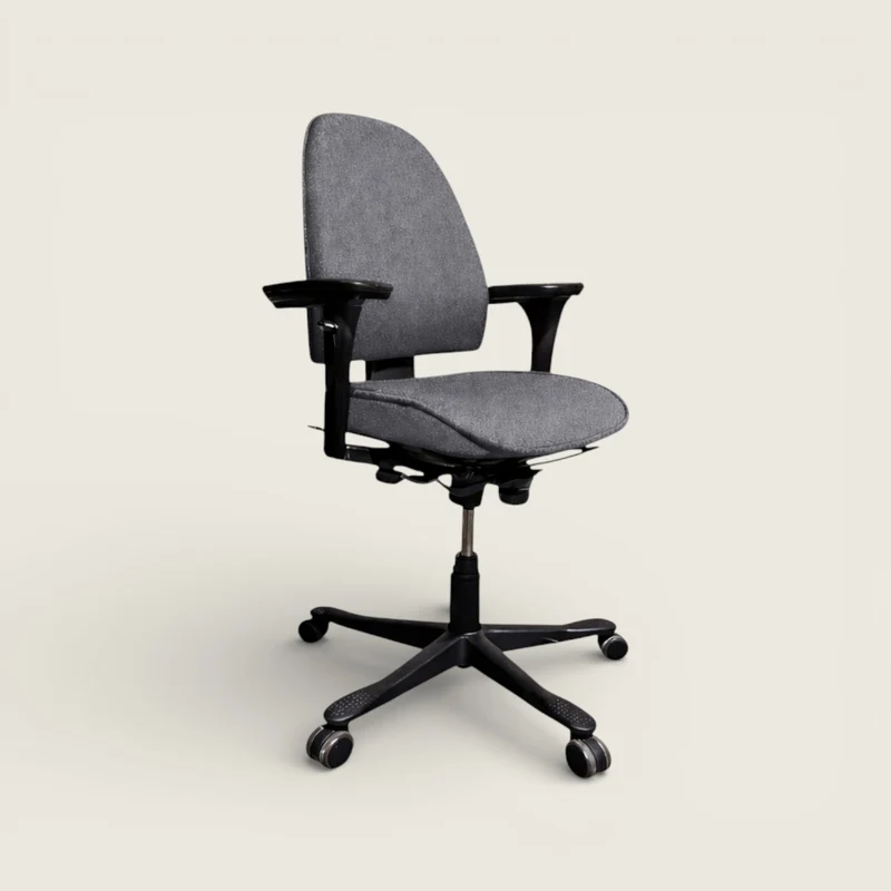 Kinnarps Grey Secretarial Chair - Refurbished