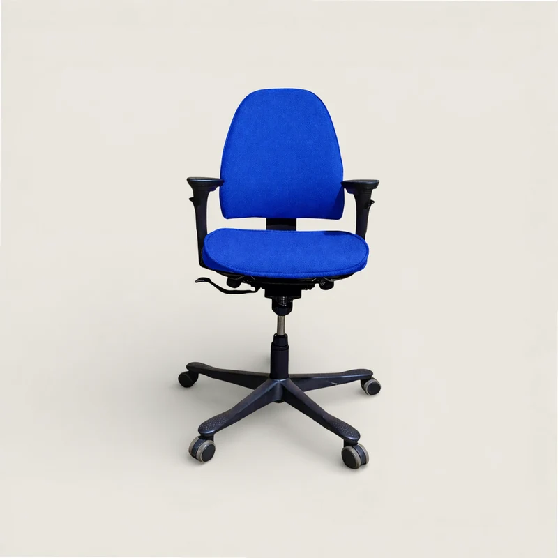 Kinnarps: Blue Secretarial Chair - Refurbished