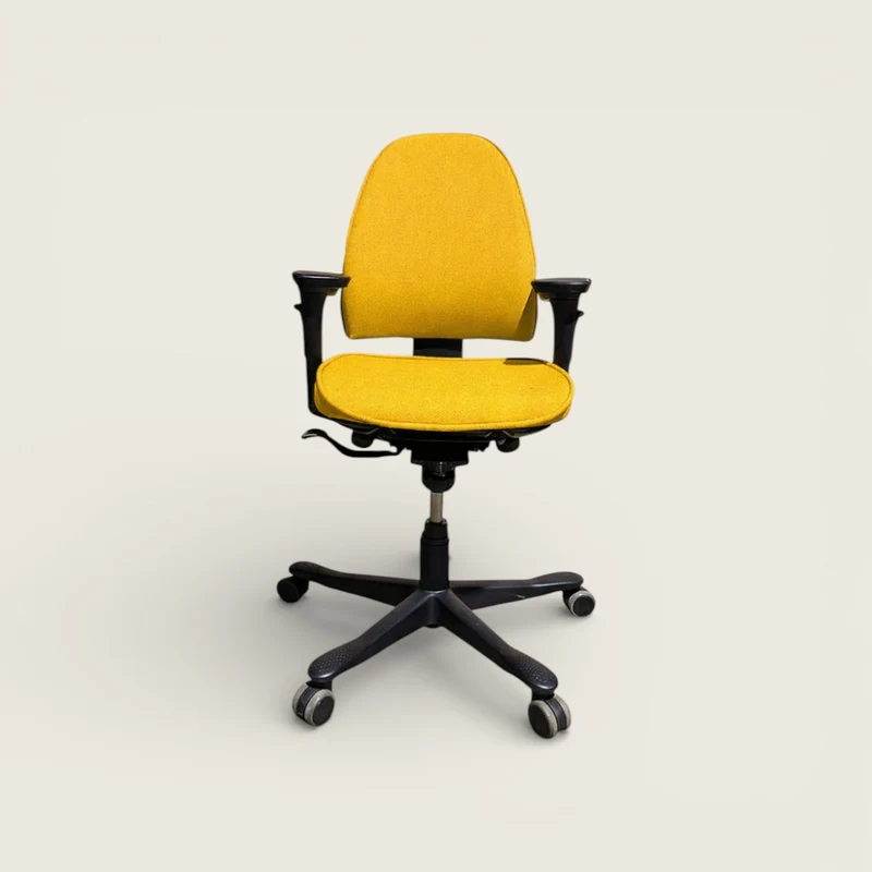 Kinnarps: Yellow Secretarial Chair - Refurbished