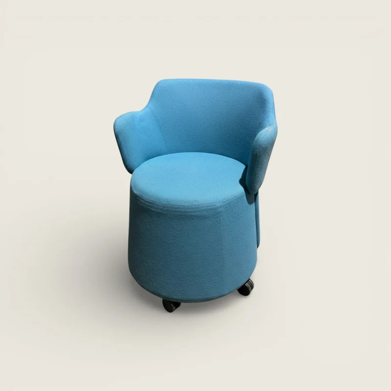 Orangebox: Skomer Compact Blue Armchair - Refurbished