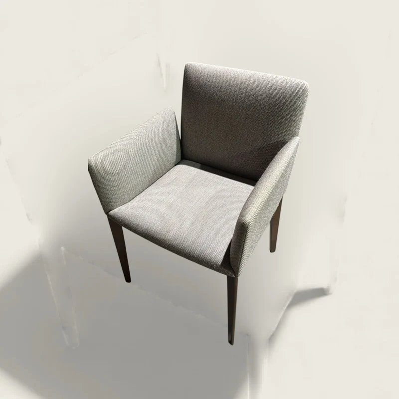 Andreu World: Visitors Light Grey Side Chair - Refurbished
