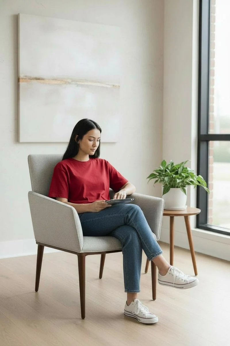 Andreu World: Visitors Light Grey Side Chair - Refurbished