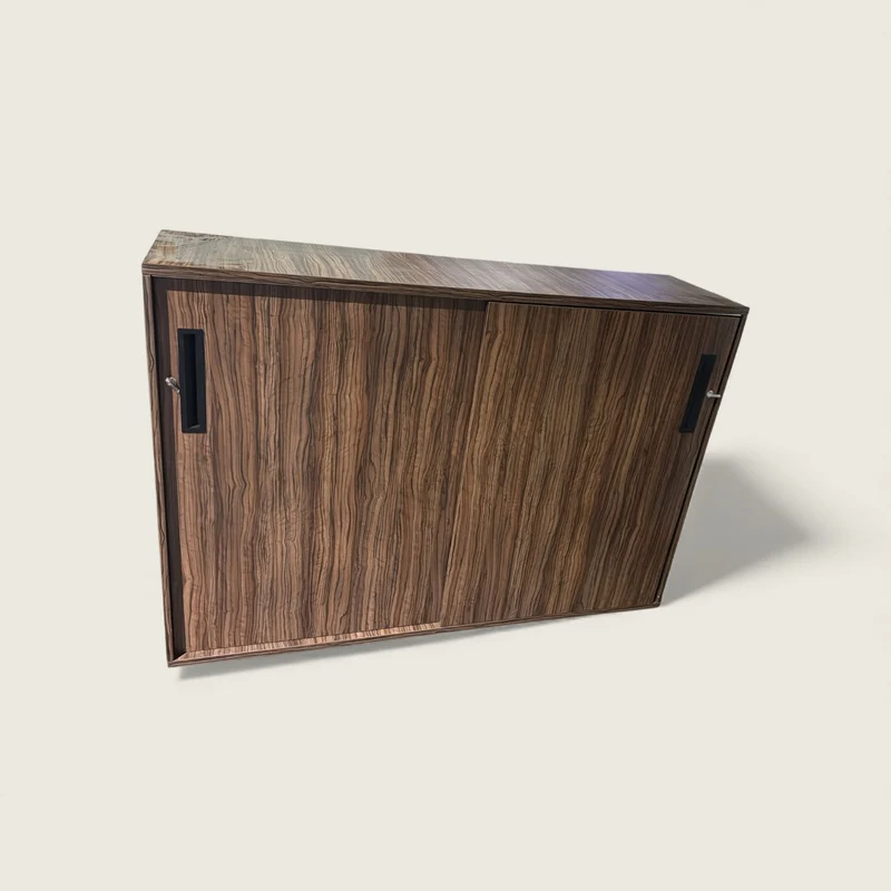 Senator: Dark Brown Credenza - Refurbished