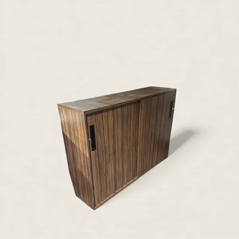 Senator: Dark Brown Credenza - Refurbished