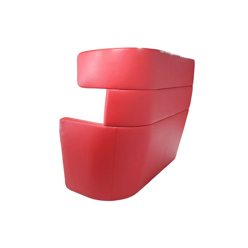 Bene: Parcs Wing Sofa in Red Leather - Refurbished